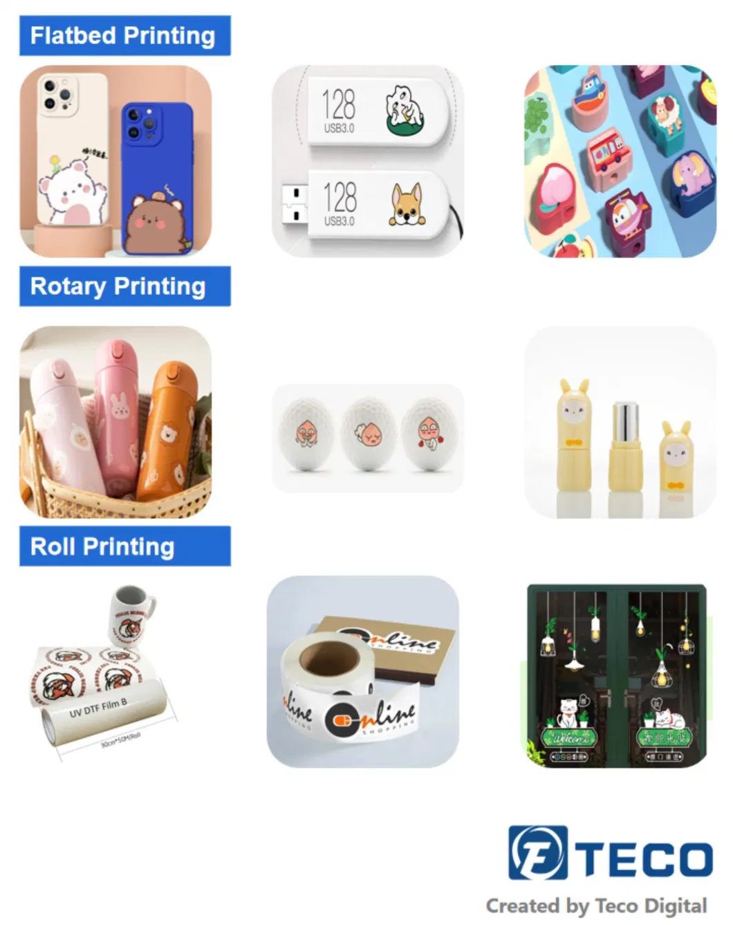 A3 Digital Inkjet Glass Wood Bottle Phone Case Cylinder Flatbed High Quality Print Head Impresora UV Printer Machine