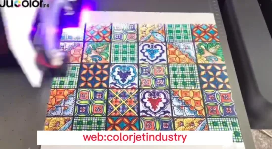 Verniz de vidro para azulejos Jucolor 3D que imprime impressora UV G5I A0